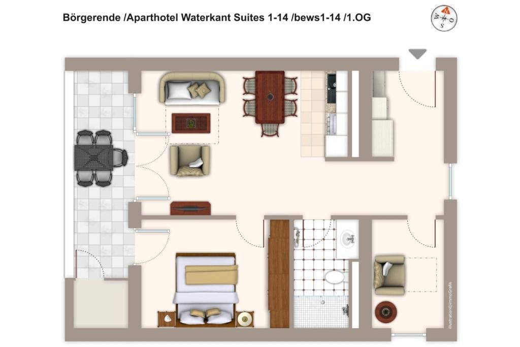 Sunny Suite: Elegant Beachfront Apartment with Pool and Pet-Friendly Wellness Area Boergerende-Rethwisch Exterior photo